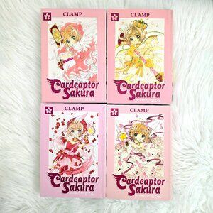 Complete Set of Cardcaptor Sakura Manga Books Vol 1-4 CLAMP Dark Horse English